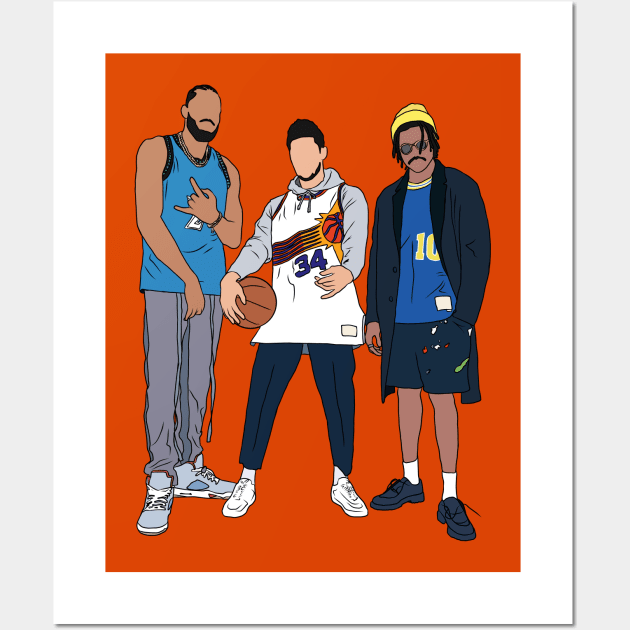 KAT, D-Book & D-Lo Wall Art by rattraptees